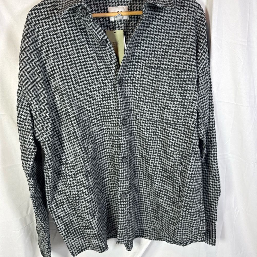 Goodfellow & Co Black and White Checkered Shirt
